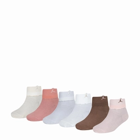 6 Pack Medium Fold Over Ankle Sock