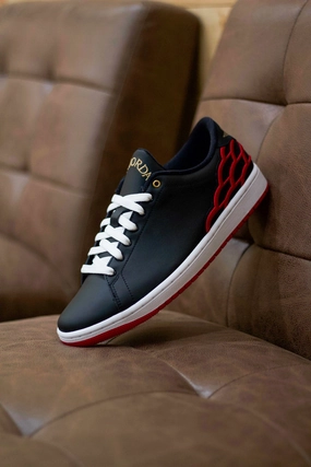 AIR JORDAN 1 CENTRE COURT BLACK/MYSTIC HIBISCUS