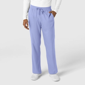 Boundless Men's Straight Leg Scrub Pant - Ceil Blue