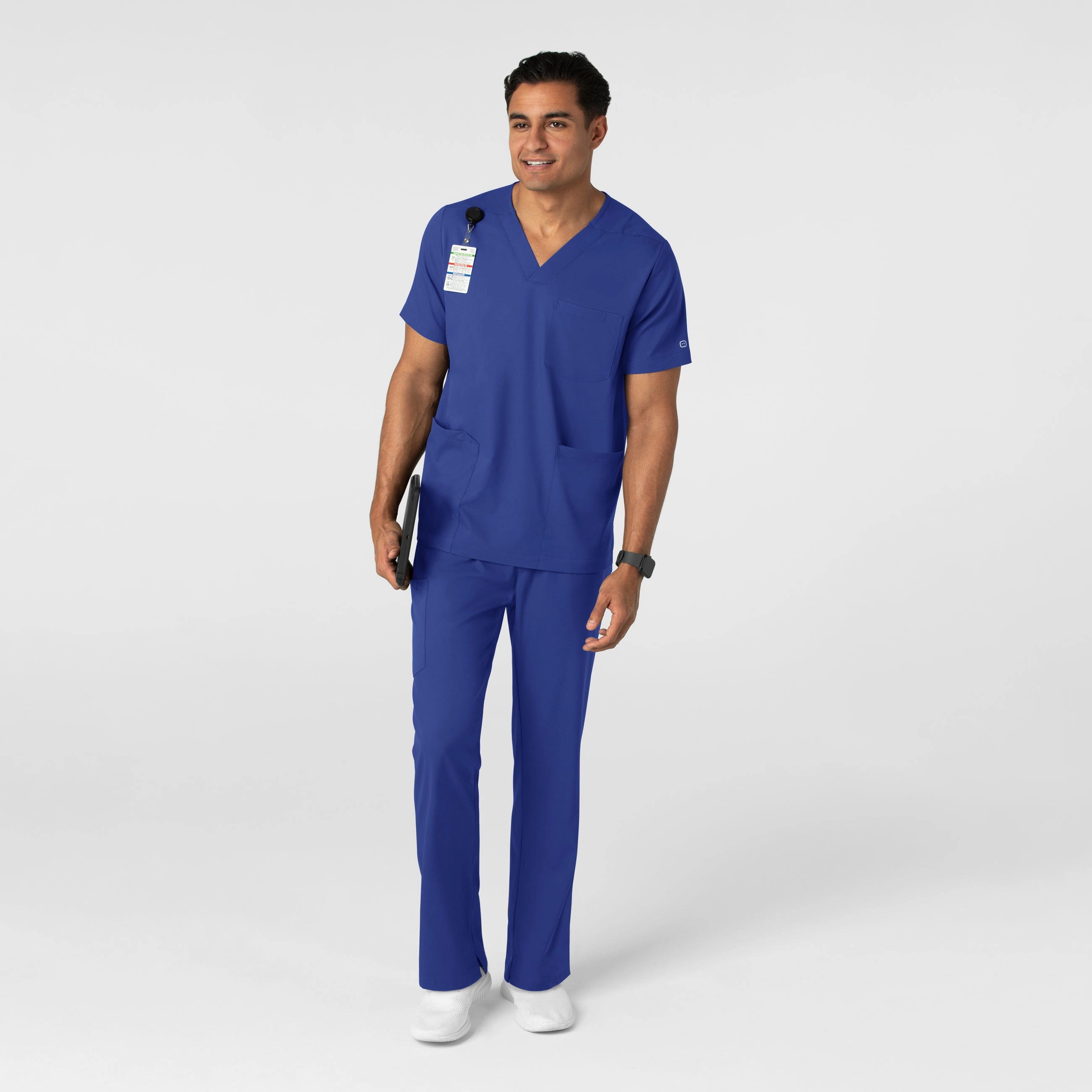 Boundless Men's Straight Leg Scrub Pant - Galaxy Blue