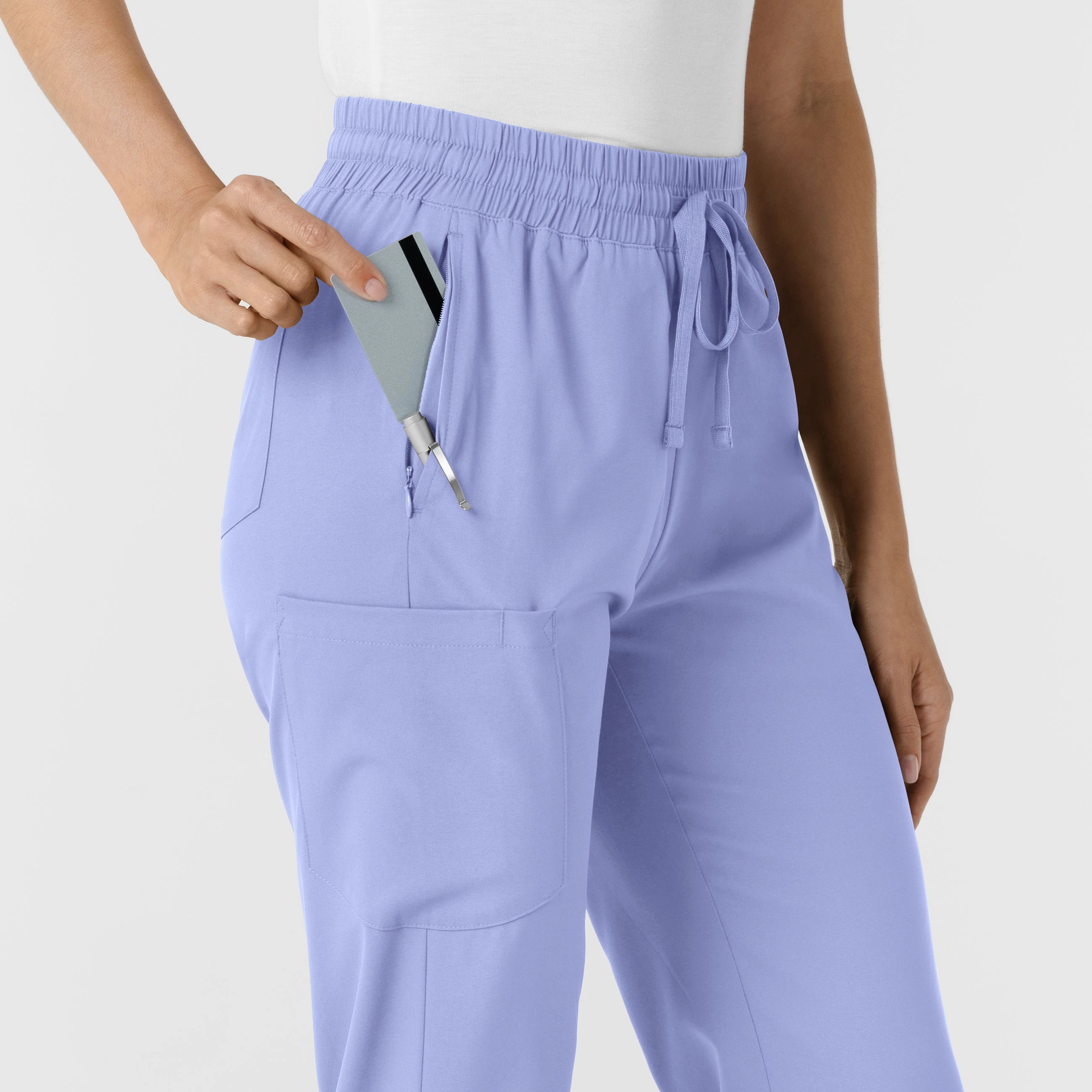 Boundless Women's Bootcut Scrub Pant - Ceil Blue