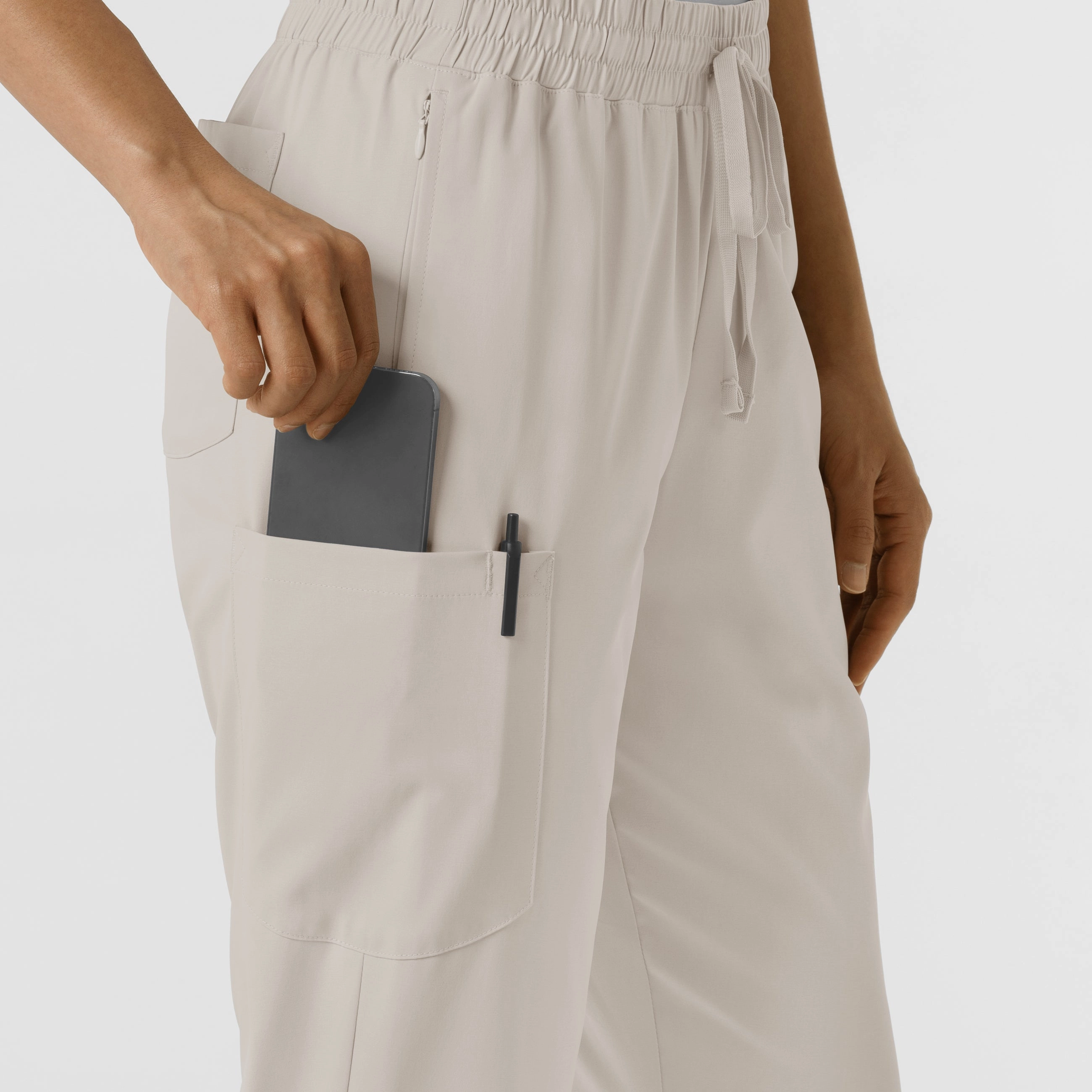 Boundless Women's Bootcut Scrub Pant - Cloud