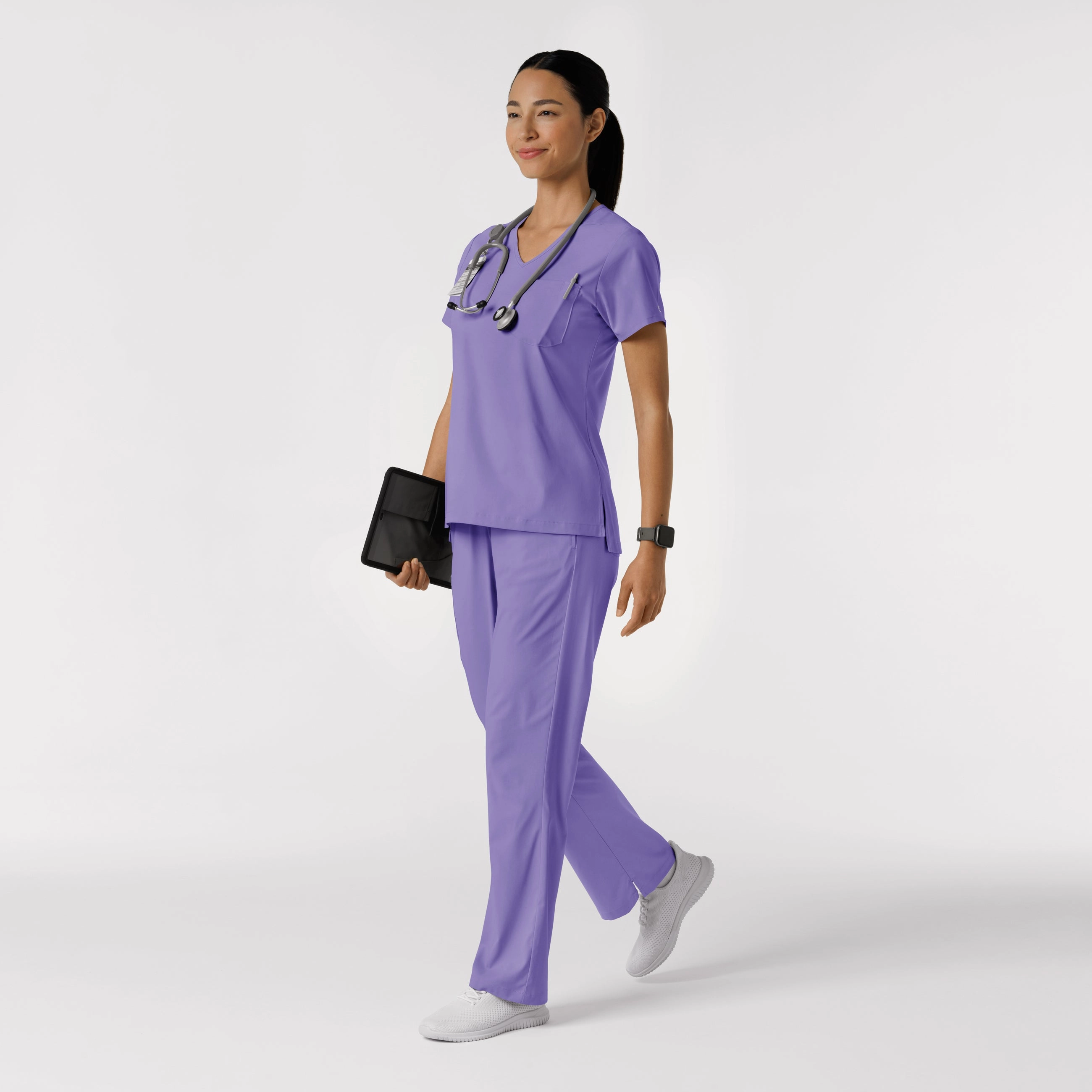 Boundless Women's Bootcut Scrub Pant - Iris Purple