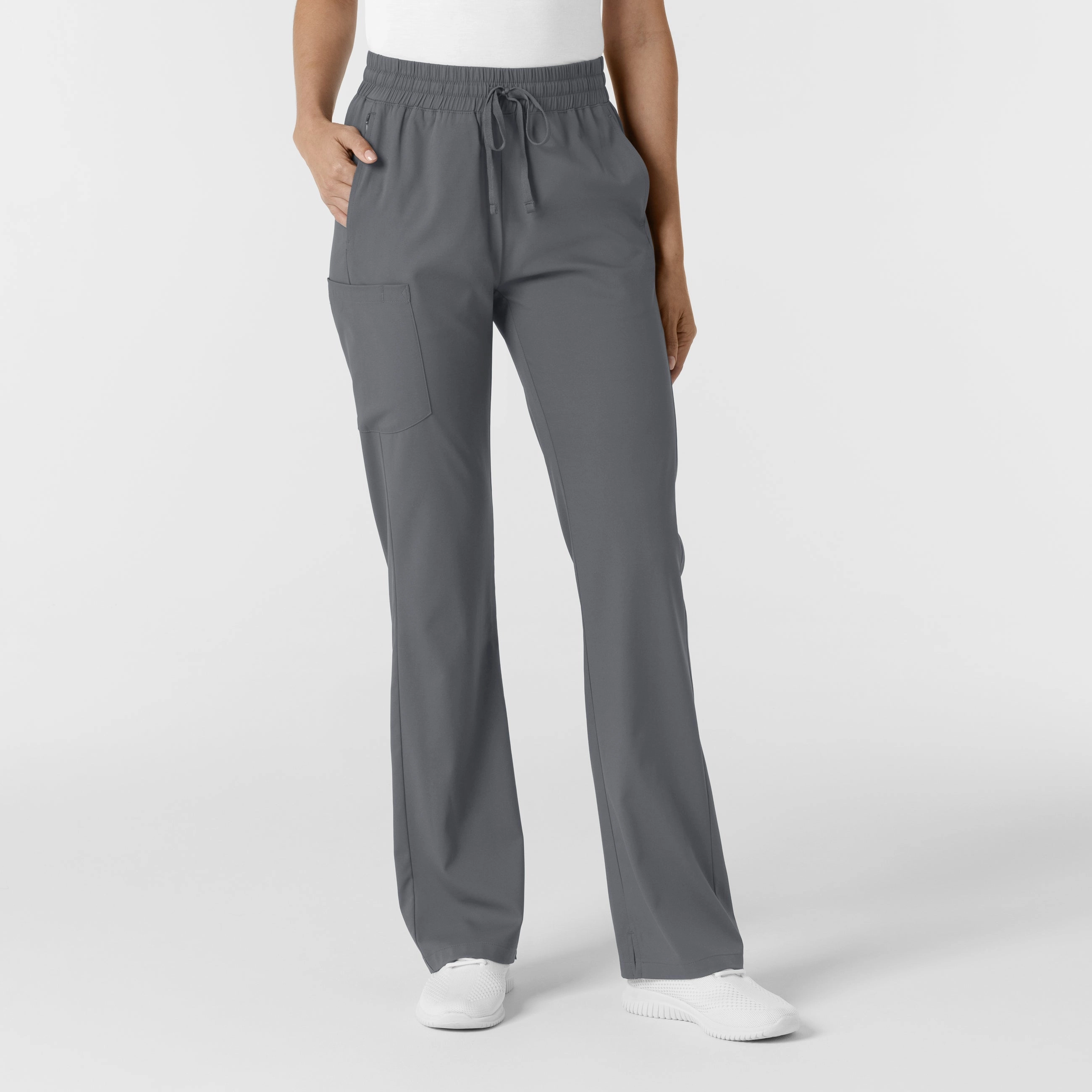 Boundless Women's Bootcut Scrub Pant - Pewter