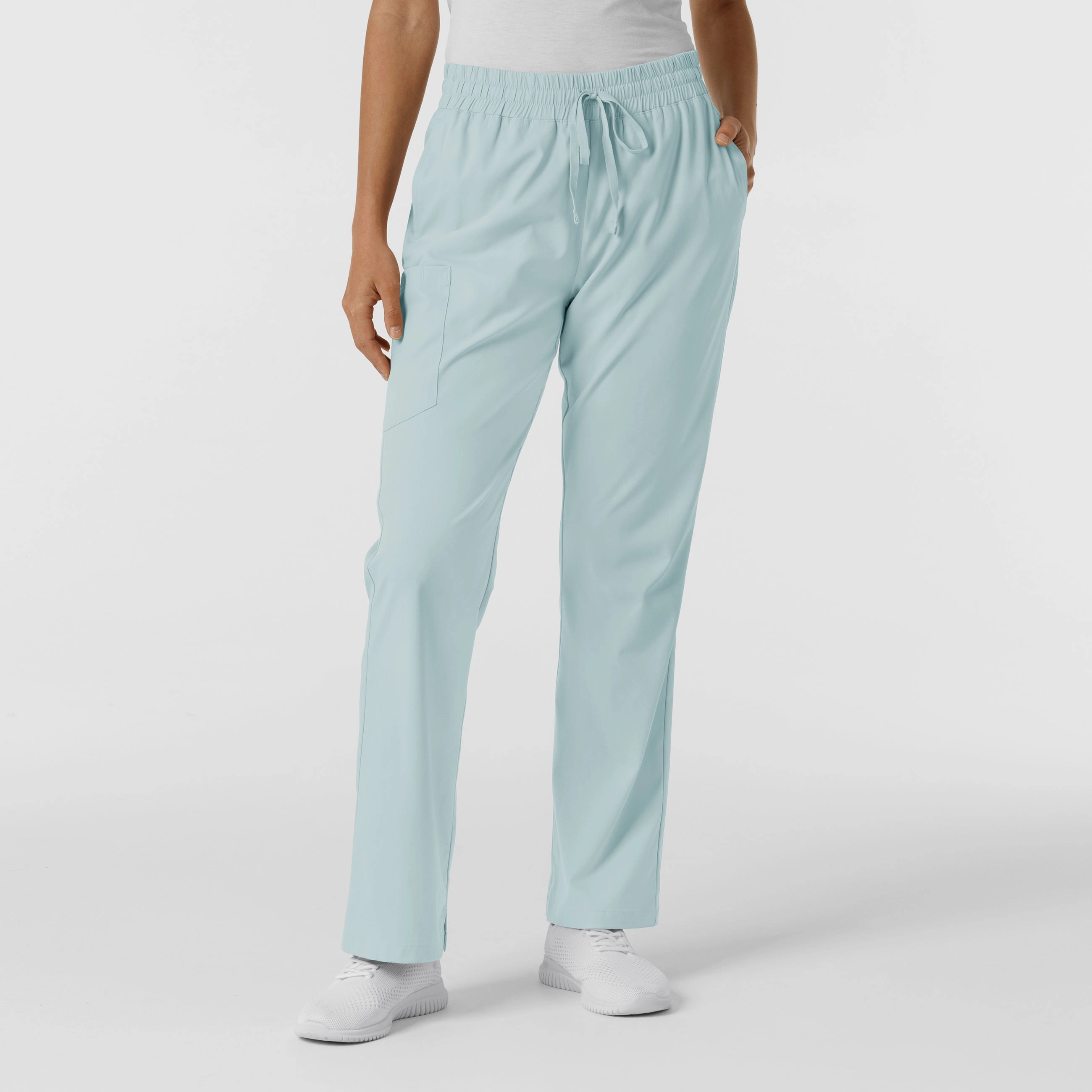 Boundless Women's Bootcut Scrub Pant - Sky Blue