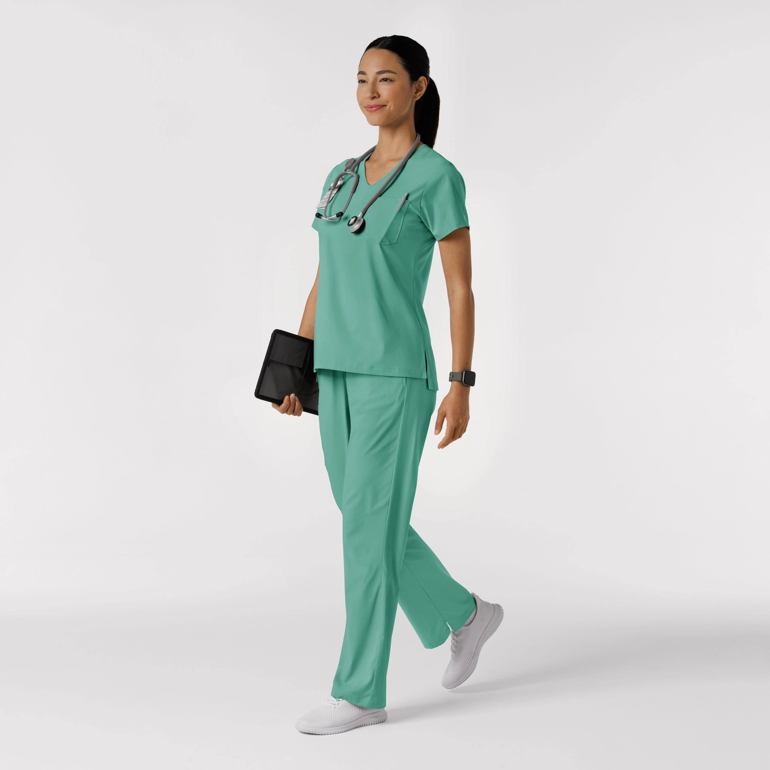 Boundless Women's Bootcut Scrub Pant - Turquoise