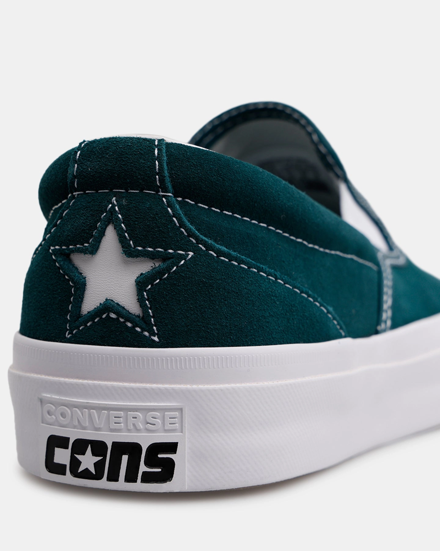 Converse One Star CC Slip On Dark Green
