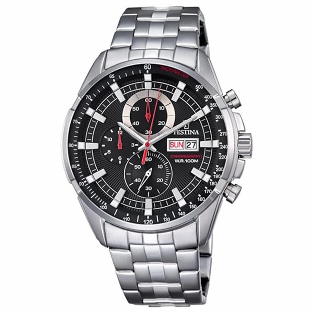 FESTINA F6844/4 Chrono Chronograph Black Dial Men's Watch