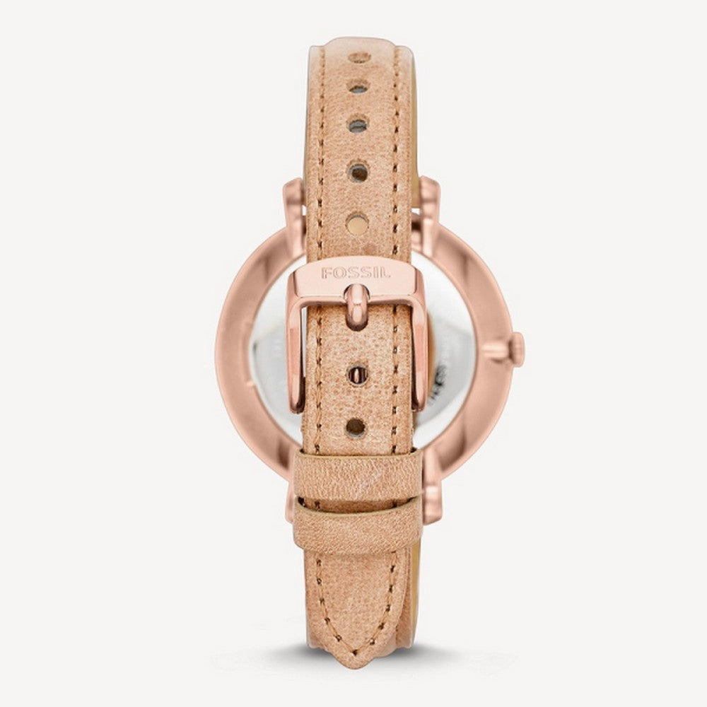Fossil Jacqueline Sand Leather Ladies' Watch ES3487