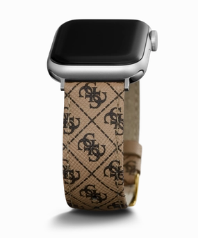GUESS Logo Leather Band for Apple 38-40 mm Watch