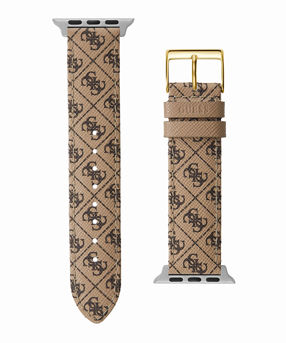GUESS Logo Leather Band for Apple 38-40 mm Watch