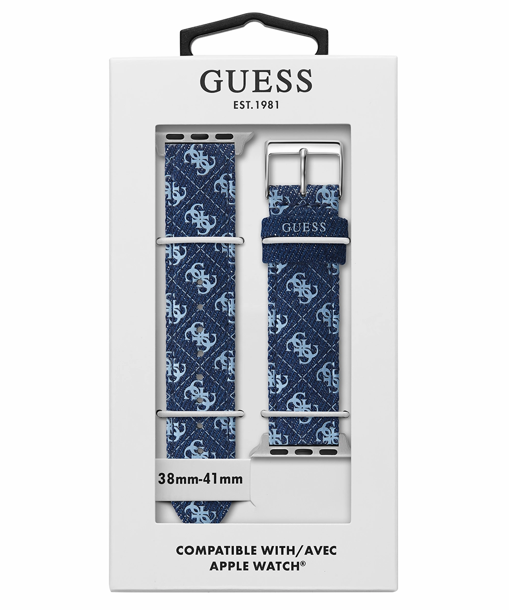 GUESS Logo Leather Band for Apple 38-40 mm Watch