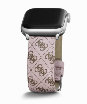 GUESS Logo Leather Band for Apple 38-40 mm Watch