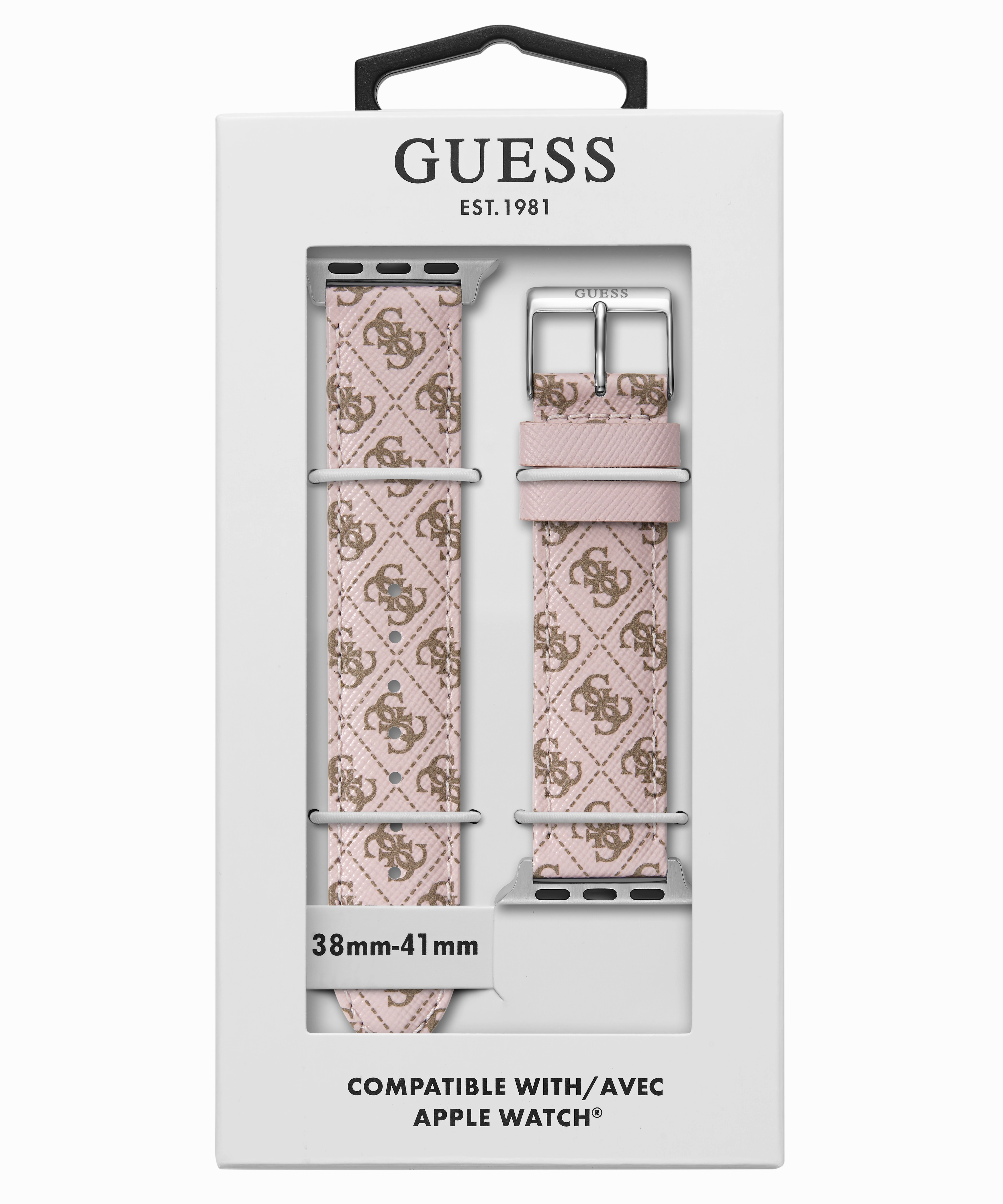 GUESS Logo Leather Band for Apple 38-40 mm Watch