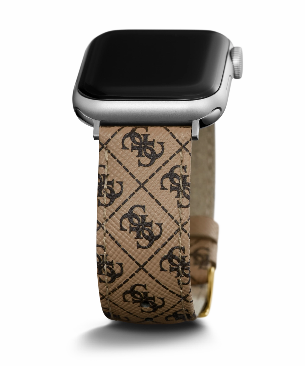 GUESS Logo Leather Band for Apple 38-40 mm Watch