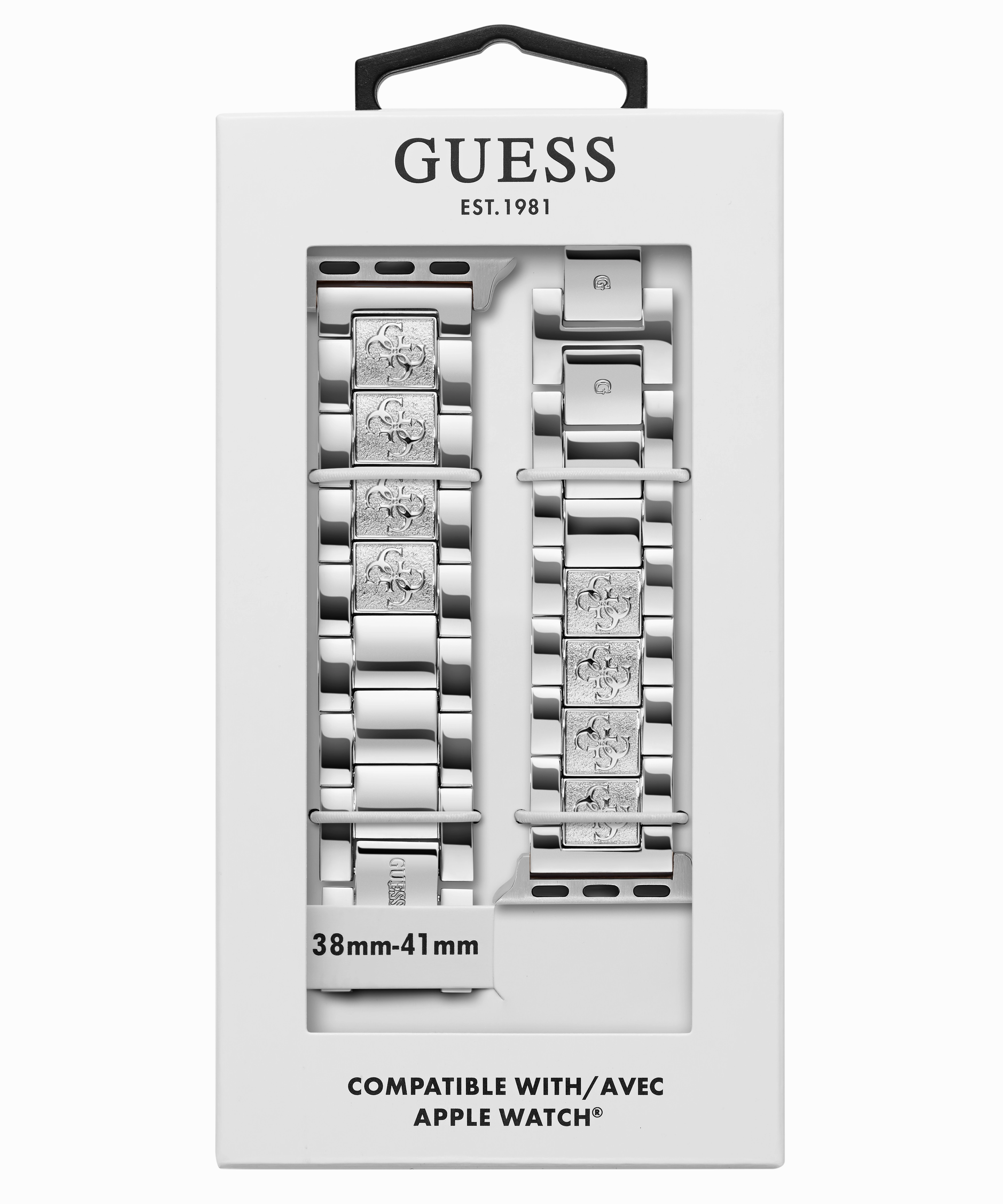 GUESS Logo Stainless Steel Band for Apple 38-40 mm Watch