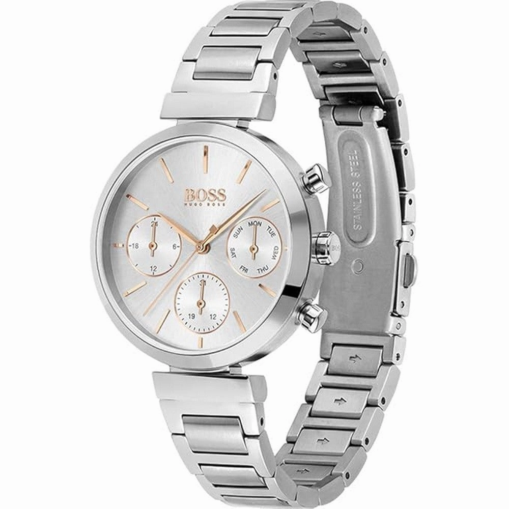Hugo Boss Flawless Analogue Quartz Silver Stainless Steel Strap Women's Watch 1502530