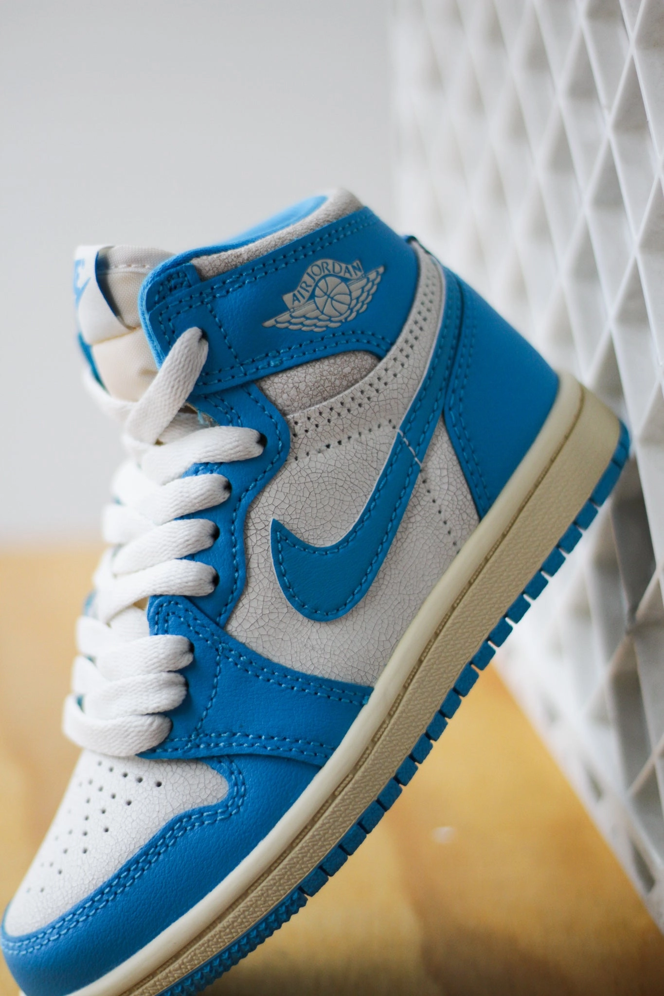 JORDAN 1 RETRO HIGH OG (PS) DARK POWDER BLUE/DARK POWDER BLUE-SAIL