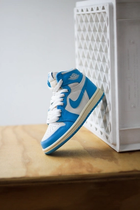 JORDAN 1 RETRO HIGH OG (PS) DARK POWDER BLUE/DARK POWDER BLUE-SAIL