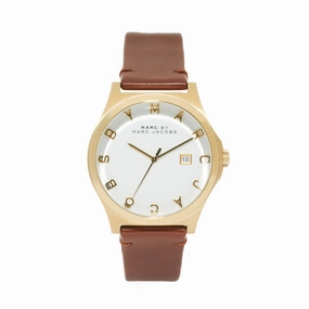 Marc Jacobs MBM1213 Henry Brown Leather Strap Women's Watch
