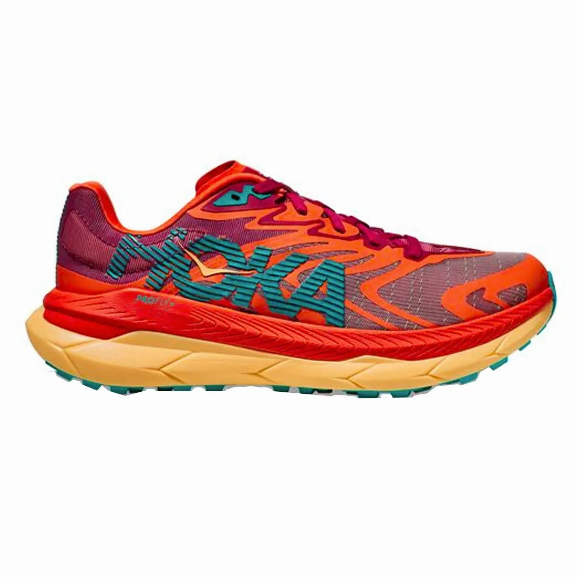 Mens HOKA Tecton X 2 - Cherrie Jubilee / Flame