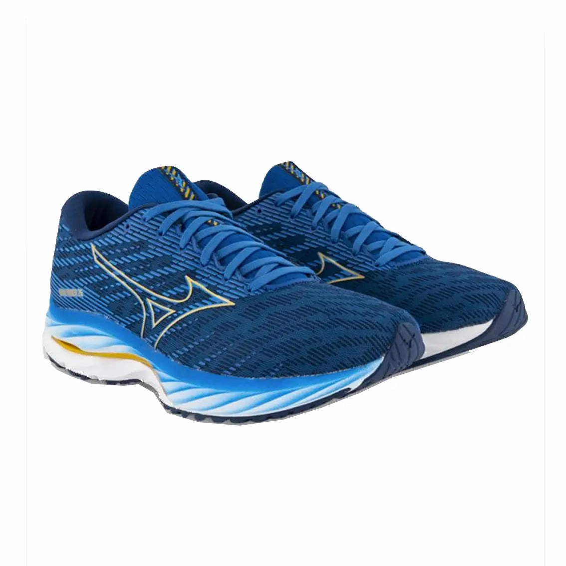 Mens Mizuno Wave Rider 26 - Snorkel Blue / MP Gold / Estate Blue