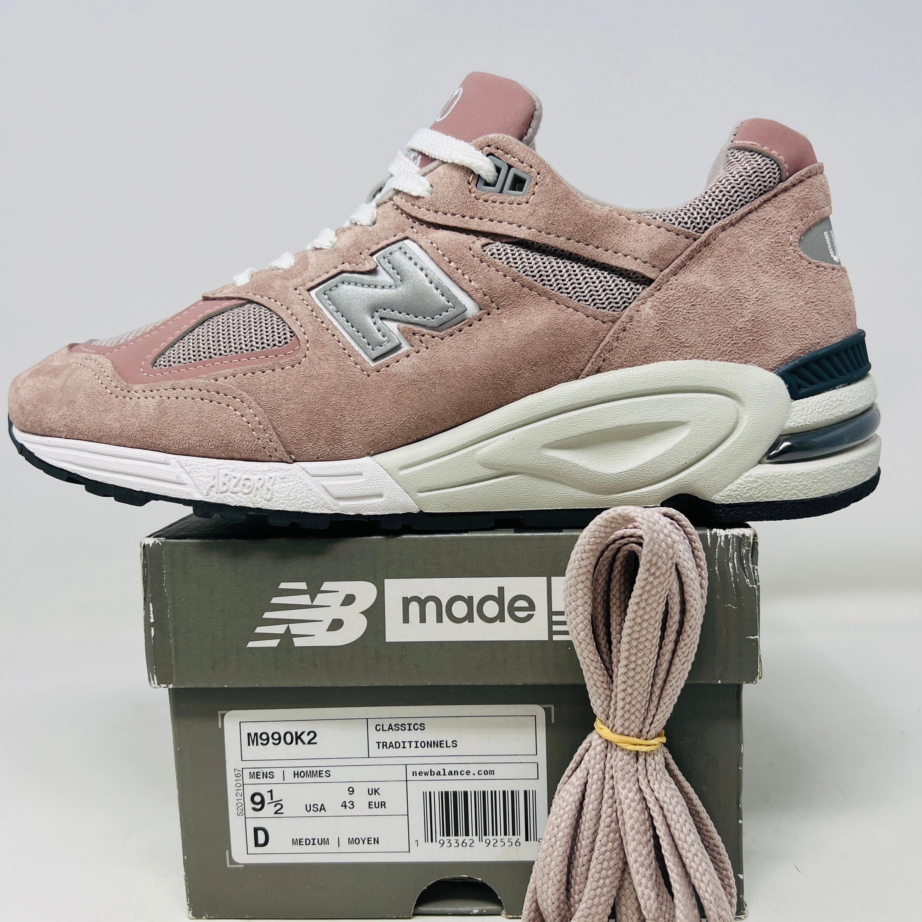 New Balance 990v2 Kithstrike Rose