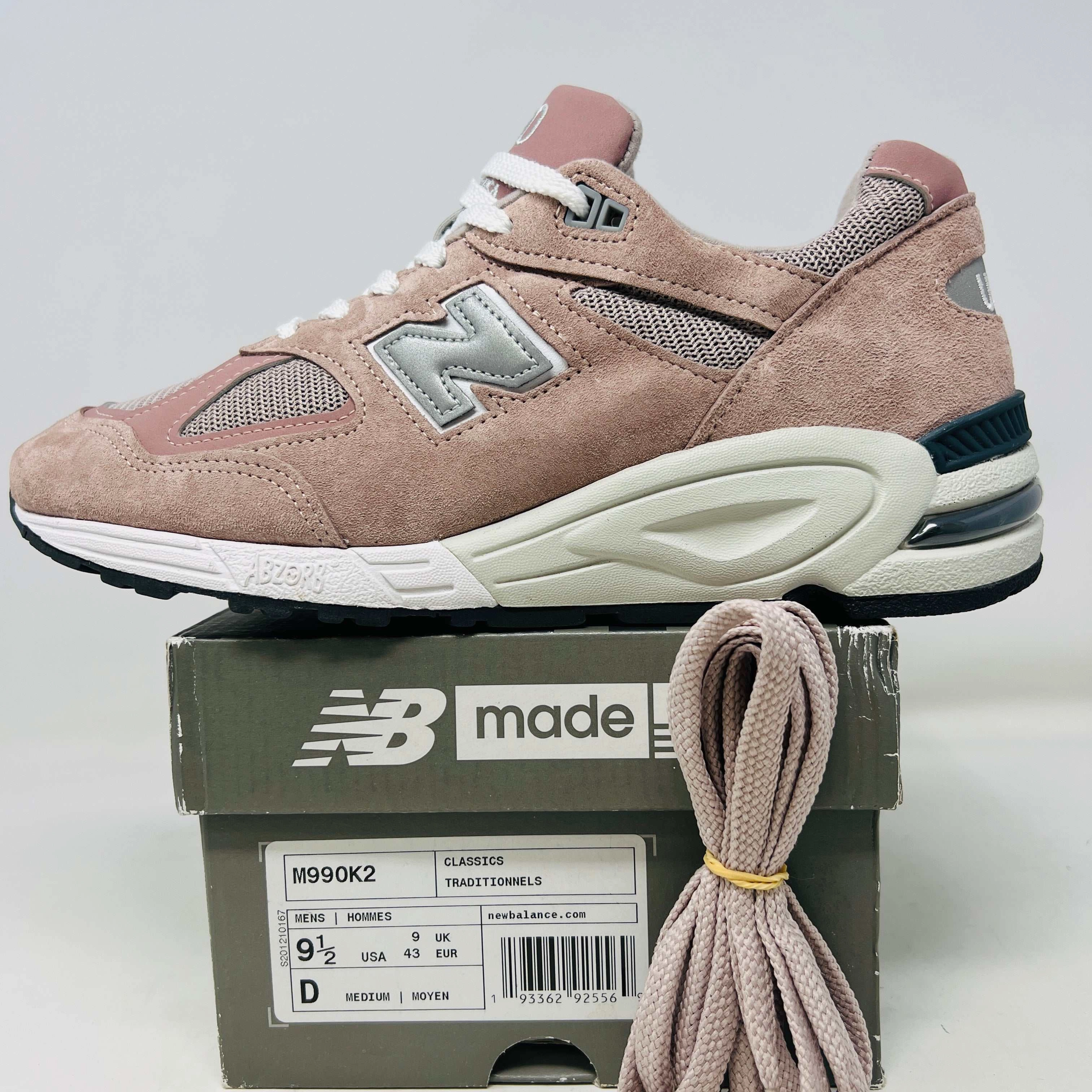 New Balance 990v2 Kithstrike Rose