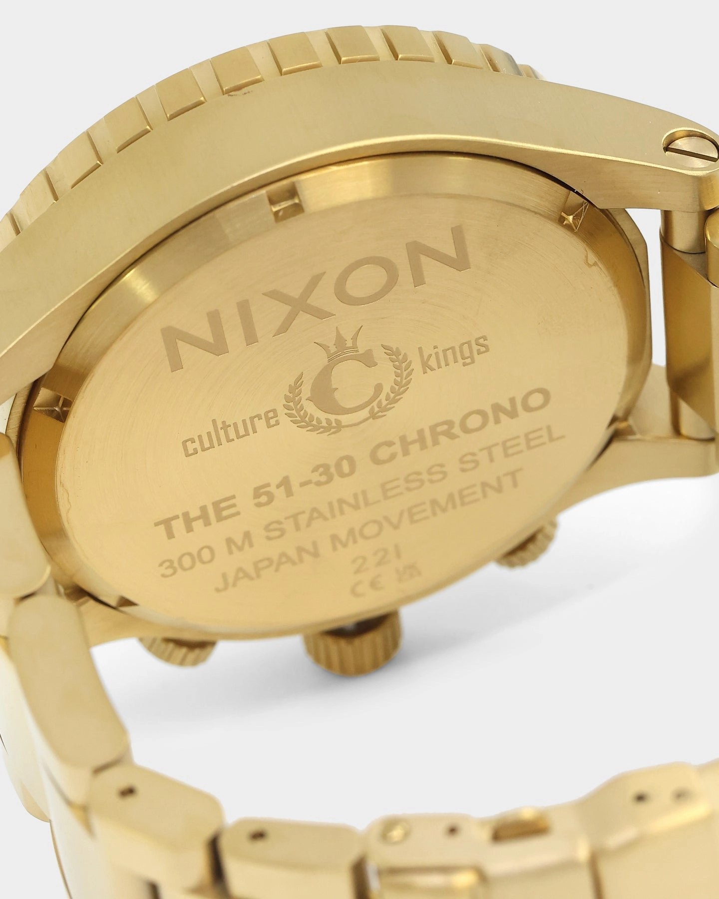 Nixon X Culture Kings 51-30 Chrono Gold/Oxblood