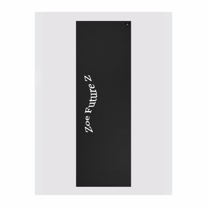 Personalised Yoga Mat 6mm With Custom Design - Black