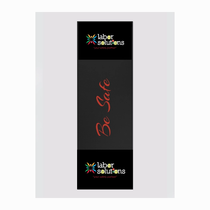 Personalised Yoga Mat 6mm With Custom Design - Black