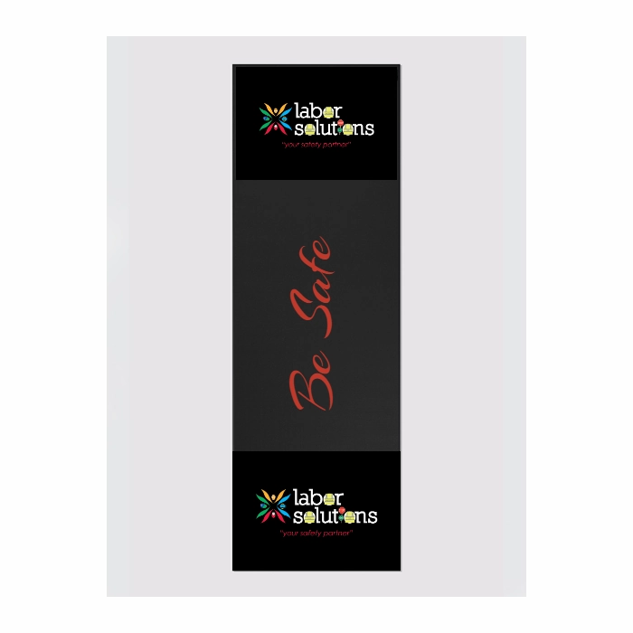 Personalised Yoga Mat 6mm With Custom Design - Black