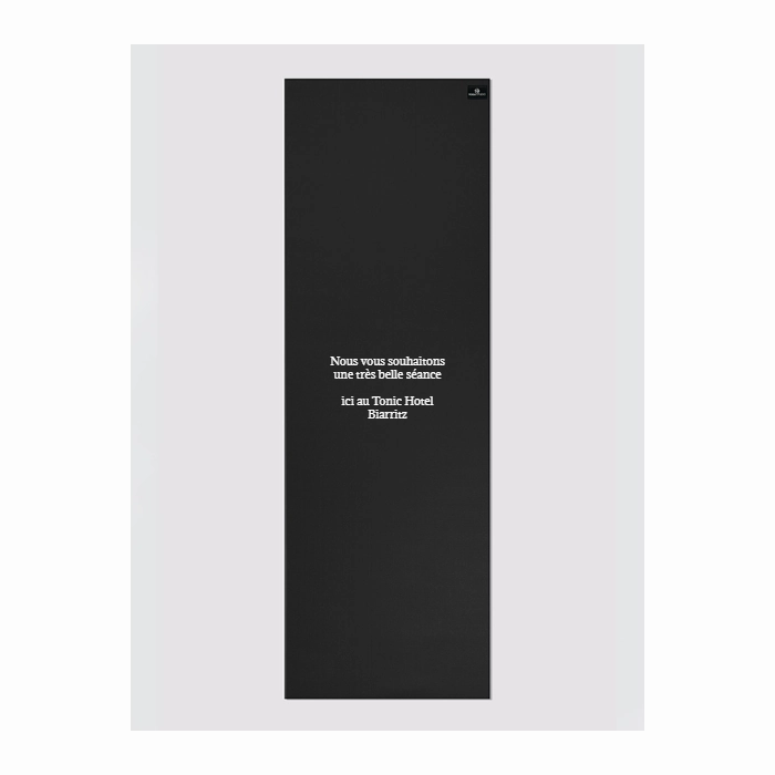Personalised Yoga Mat 6mm With Custom Design - Black