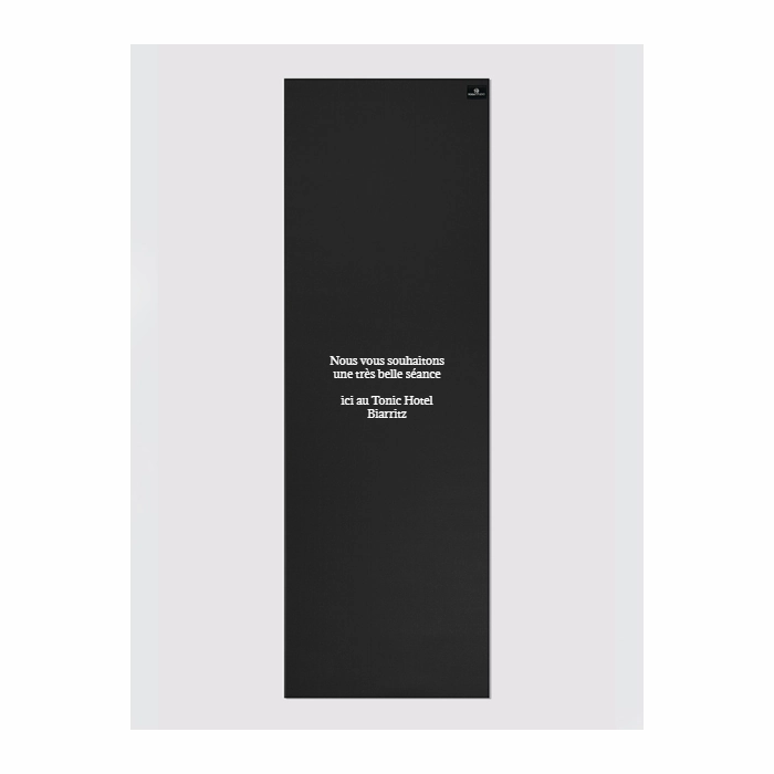 Personalised Yoga Mat 6mm With Custom Design - Black