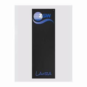 Personalised Yoga Mat 6mm With Custom Design - Black