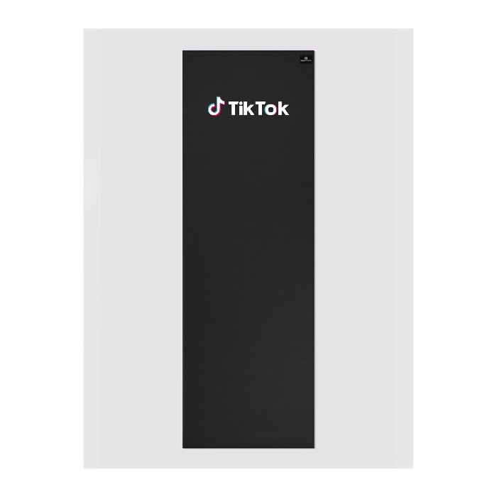Personalised Yoga Mat 6mm With Custom Design - Black