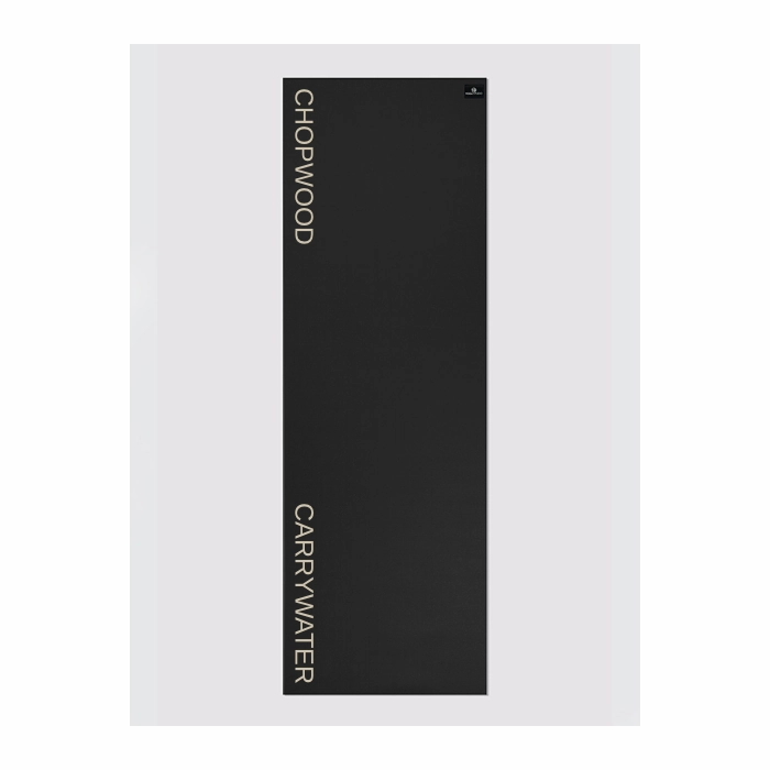 Personalised Yoga Mat 6mm With Custom Design - Black