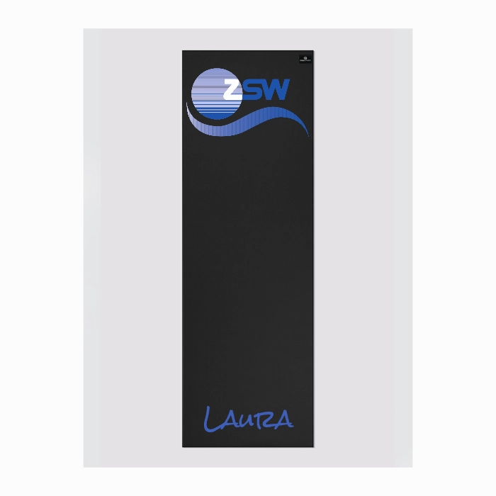Personalised Yoga Mat 6mm With Custom Design - Black