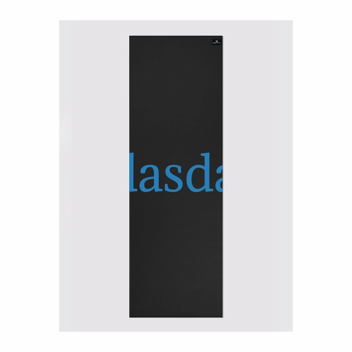 Personalised Yoga Mat 6mm With Custom Design - Black