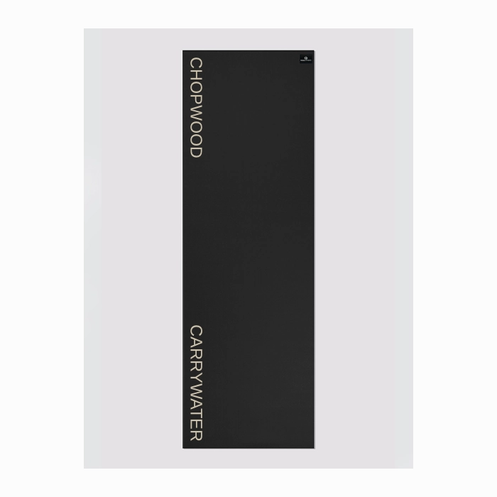 Personalised Yoga Mat 6mm With Custom Design - Black