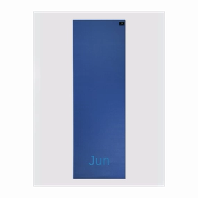 Personalised Yoga Mat 6mm With Custom Design - Blue