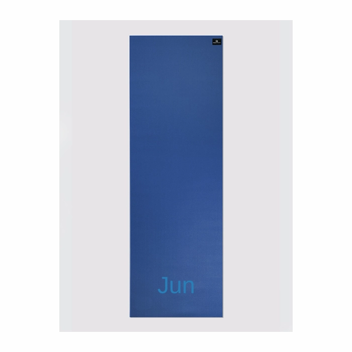 Personalised Yoga Mat 6mm With Custom Design - Blue