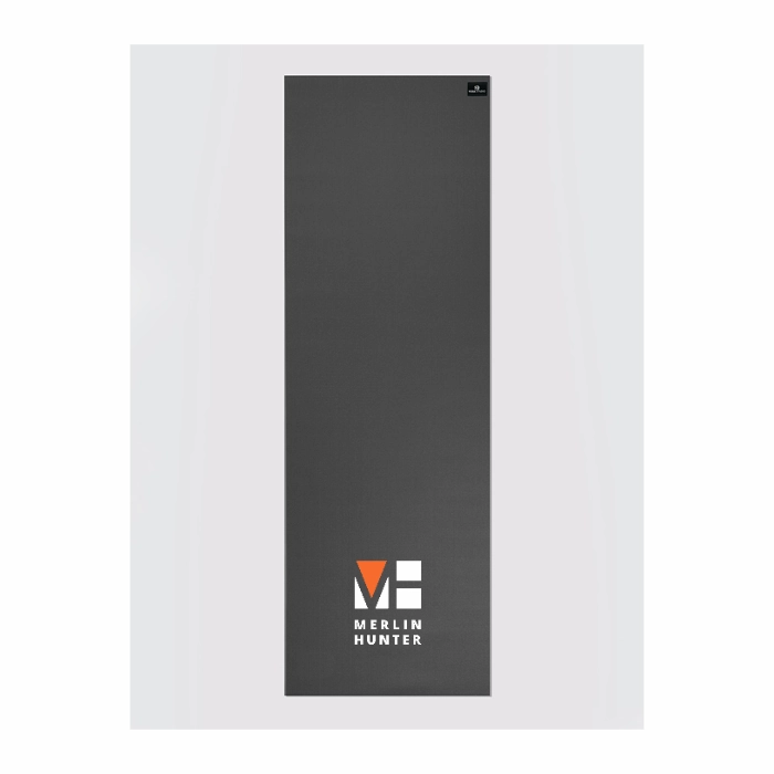 Personalised Yoga Mat 6mm With Custom Design - Graphite Grey
