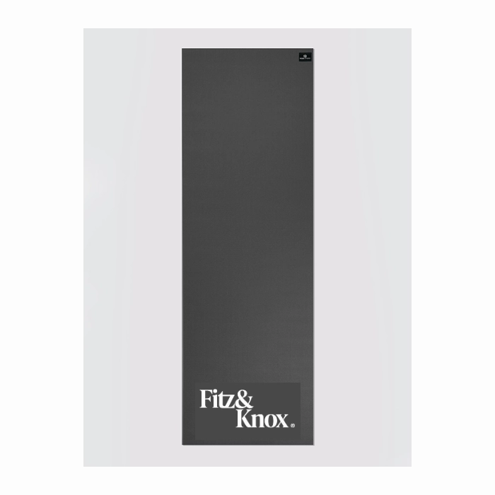 Personalised Yoga Mat 6mm With Custom Design - Graphite Grey