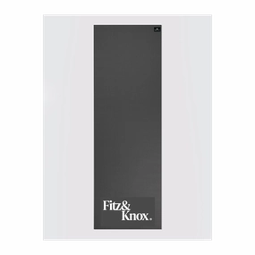 Personalised Yoga Mat 6mm With Custom Design - Graphite Grey