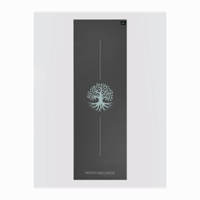 Personalised Yoga Mat 6mm With Custom Design - Graphite Grey