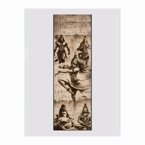 Personalised Yoga Mat 6mm With Custom Design - Navy Blue