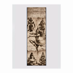 Personalised Yoga Mat 6mm With Custom Design - Navy Blue