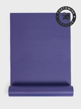 Personalised Yoga Mat 6mm With Custom Design - Purple