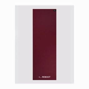 Personalised Yoga Mat 6mm With Custom Design - Raspberry
